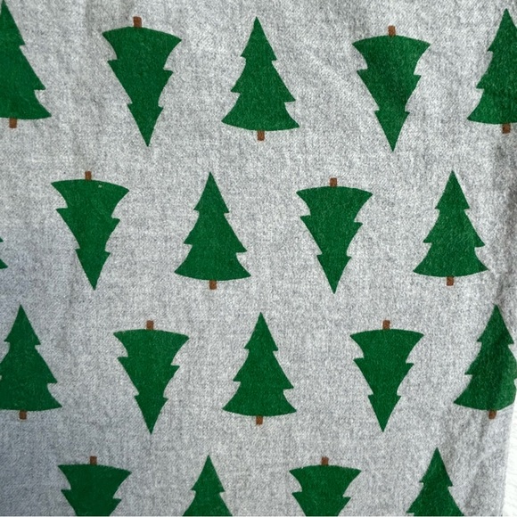 Hanna Andersson Pine Tree Holiday Pajama Organic Cotton Pants Size Medium - Picture 3 of 6